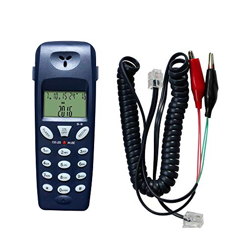 TelPal Landline Test Phone Line Set Telecom Check Telephone Line Dedicated Check Line Survey Line Machine Tester to Alligator Clip Set Equipment - Image 1