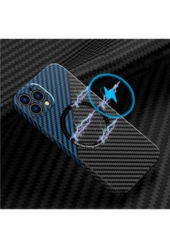 Magsafe Case for iPhone 15 Pro Max, Compatible with M'a-g Sa-fe & Wireless Charger Case, Built-in Magnetic, Rugged Shockproof Phone Cover for iPhone 15 Pro Max (15 Pro Max, Black Blue) 