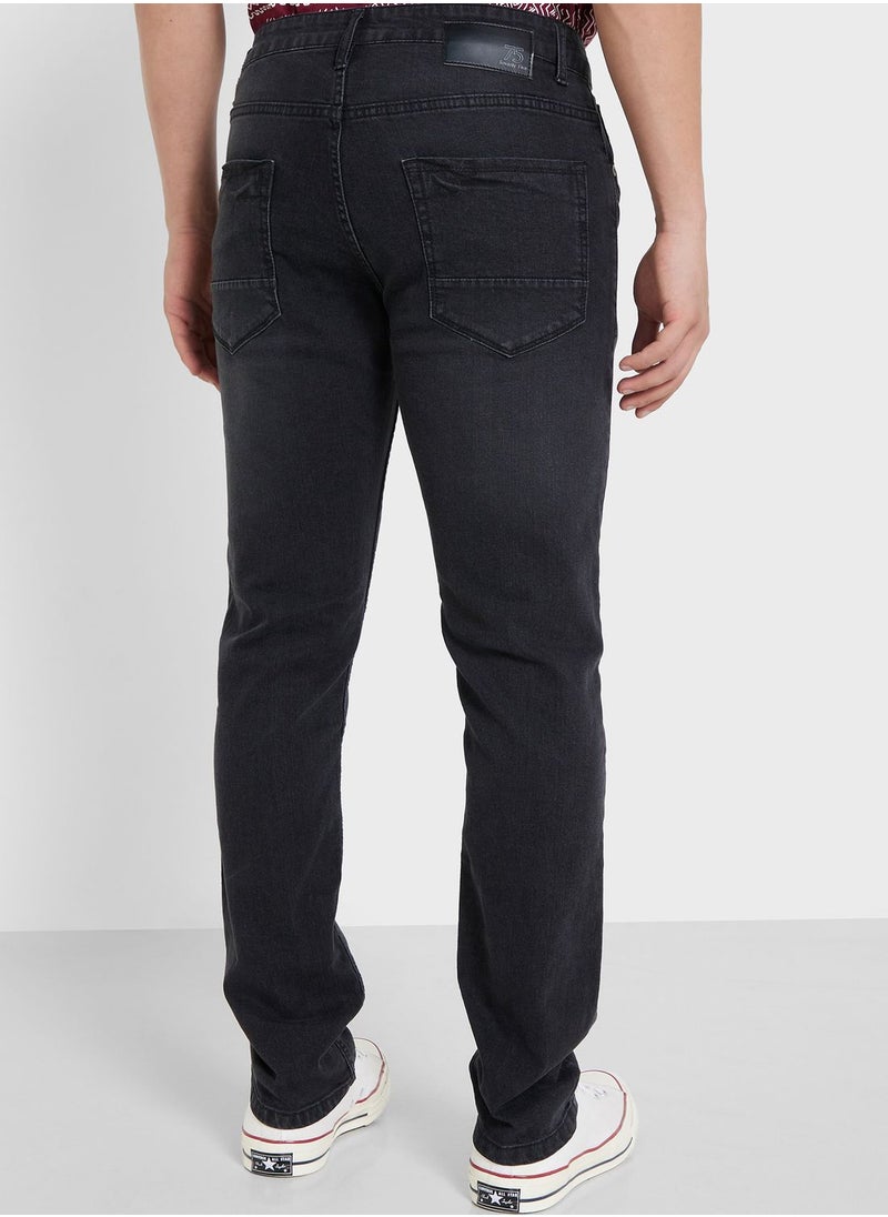 Seventy Five - Mens Basic Jeans - Image 1