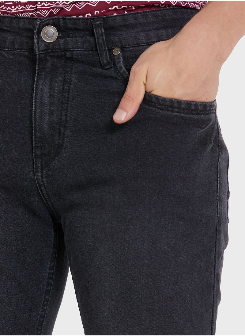 Seventy Five - Mens Basic Jeans - Image 1