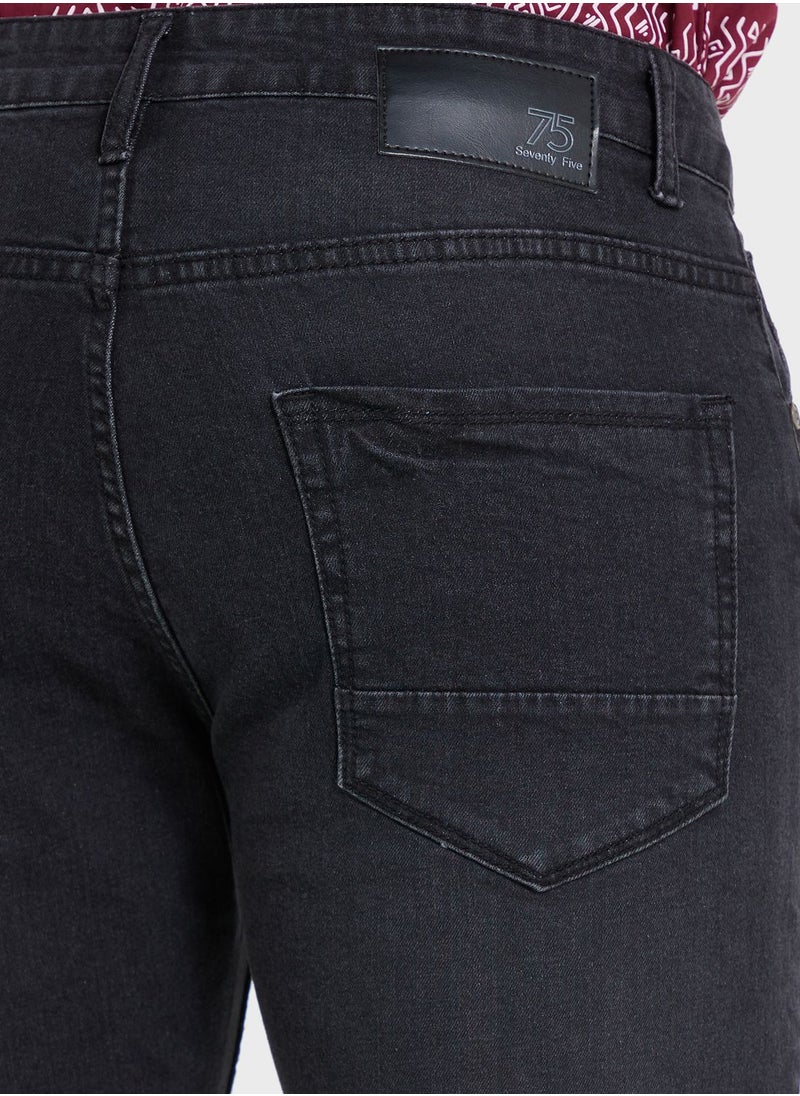 Seventy Five - Mens Basic Jeans - Image 1