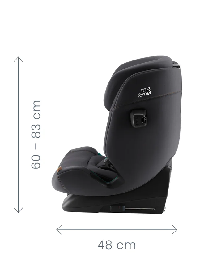 Britax Romer Advansafix Pro Car Seat For 15 Months To 12 Years, Forward Facing, Isofix 5 point Safety Harness - I-Size Safety Standards - Night Blue