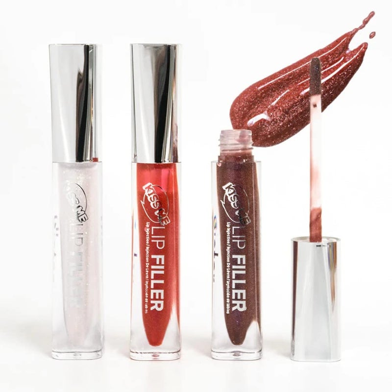 Sistar KISS ME Lip Filler Plumping Lip Gloss Hydrating High Shine Ultra Glitter Shimmering 2.5 mL / 0.09 fl. oz. (Fiji) - Image 2