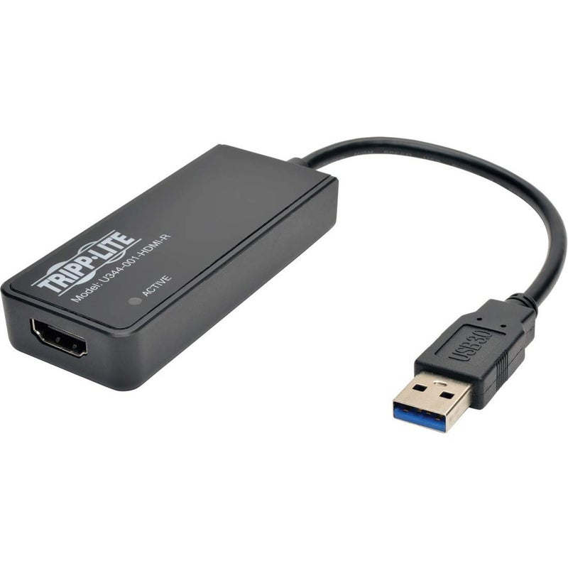 Tripp Lite محول بطاقة الرسوميات الخارجية ثنائي الشاشة USB 3.0 SuperSpeed إلى HDMI من Tripp Lite 512 ميجابايت SDRAM - 2048x1152، 1080p (U344-001-HDMI-R) - Image 5