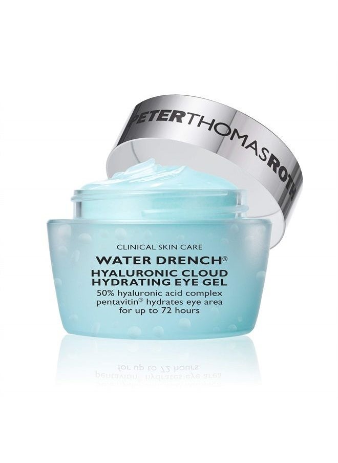 PETER THOMAS ROTH - Water Drench Hyaluronic Cloud Hydrating Eye Gel | Hyaluronic Acid Eye Gel With Caffeine, for Fine Lines, Wrinkles, Under-Eye Puffiness and Dark Circles - Image 1