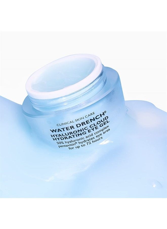 PETER THOMAS ROTH - Water Drench Hyaluronic Cloud Hydrating Eye Gel | Hyaluronic Acid Eye Gel With Caffeine, for Fine Lines, Wrinkles, Under-Eye Puffiness and Dark Circles - Image 1