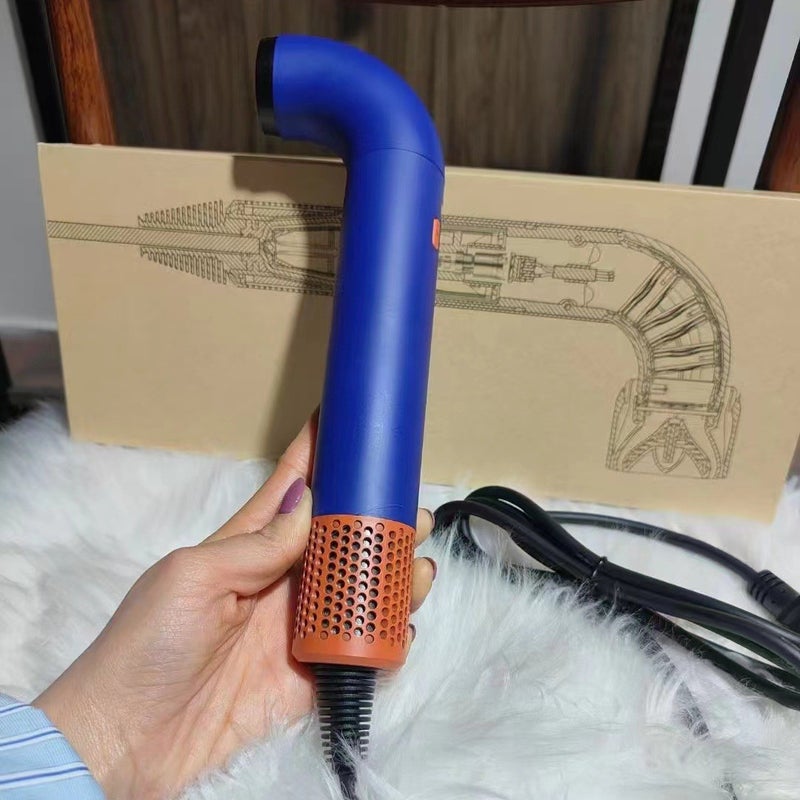 Curved Nozzle Hair Dryer, High-Speed Blow Dryer with Ionic Technology for Salon & Home Use - Image 4