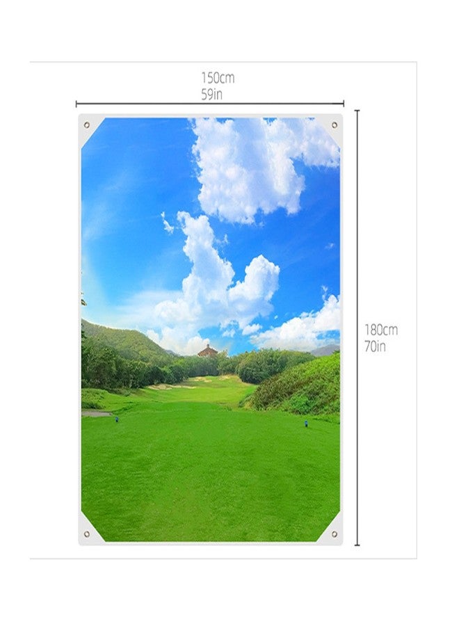 Aosekaa Golf Target Cloth 71”x 59” Hitting Net Replacement Hanging Backstop for Outdoor Backyard, Driving Range - Image 4