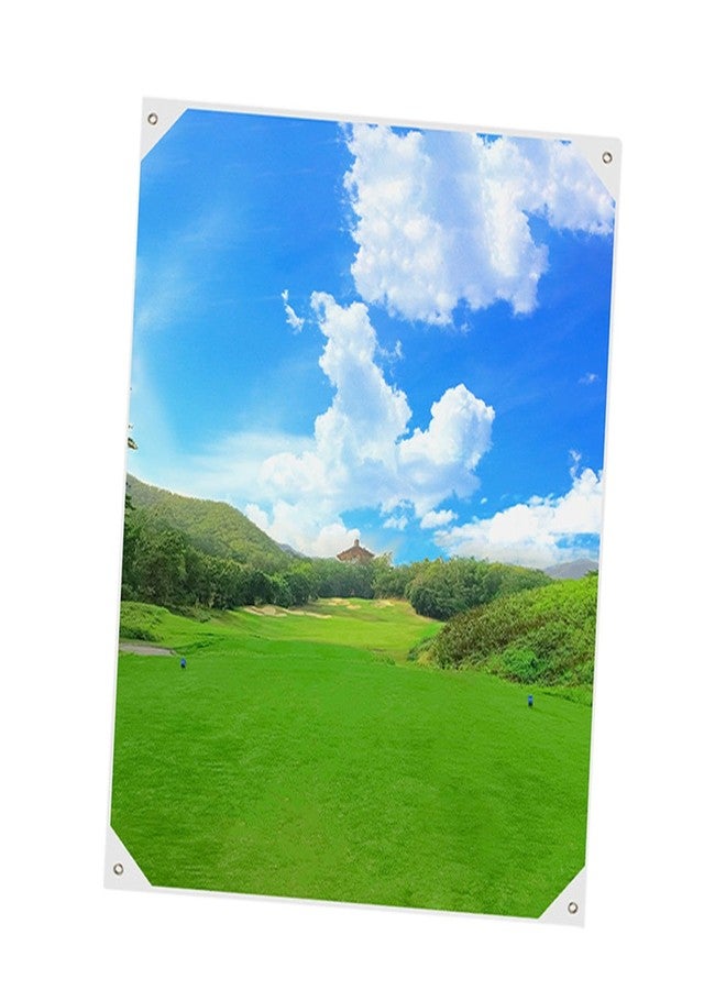 Aosekaa Golf Target Cloth 71”x 59” Hitting Net Replacement Hanging Backstop for Outdoor Backyard, Driving Range - Image 1