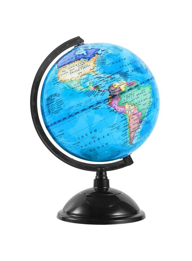 KISEER 8 Inch World Globe with Stand Rotating Earth Spinning Globe for Kids Geography Classroom Education or Decorations (Blue) - Image 1