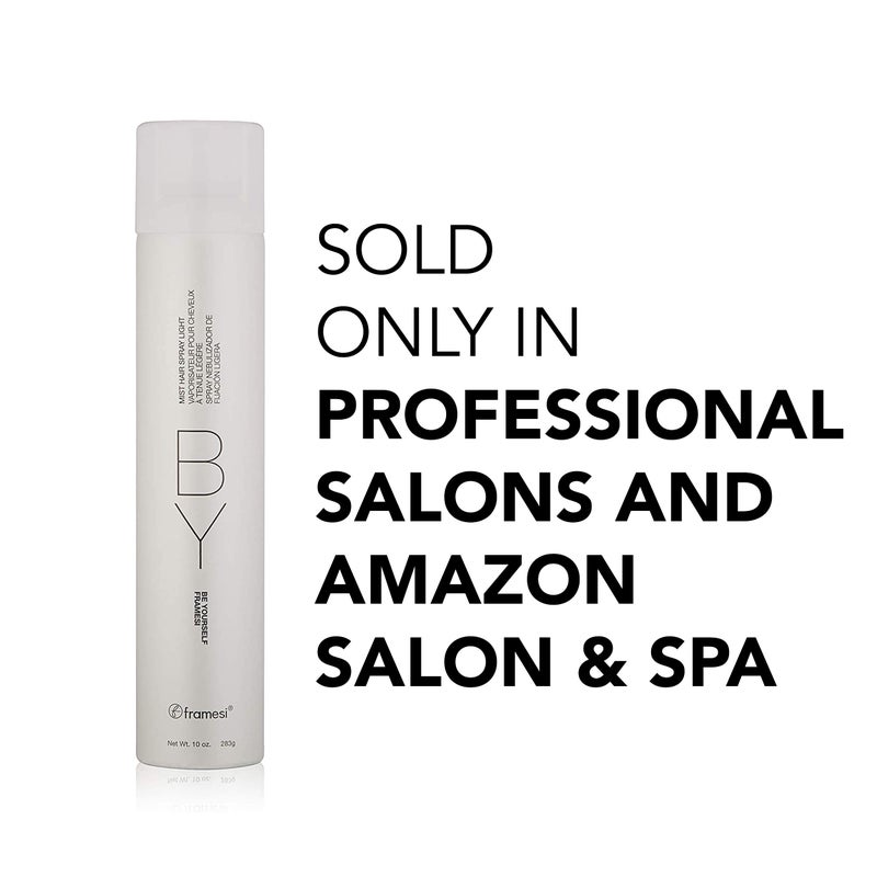 FRAMESI BY Pearl Mist Hair Spray, Light Hold Hair Spray for Color Treated Hair, 10 oz - Image 1