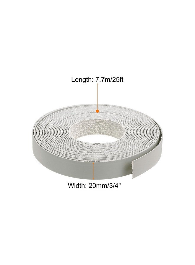 uxcell شريط حواف PVC من uxcell، 3/4 بوصة × 25 قدم، ملصق مسبقًا، رمادي - Image 2