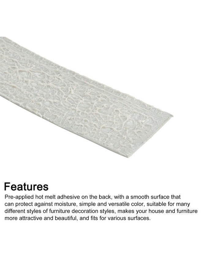 uxcell شريط حواف PVC من uxcell، 3/4 بوصة × 25 قدم، ملصق مسبقًا، رمادي - Image 5