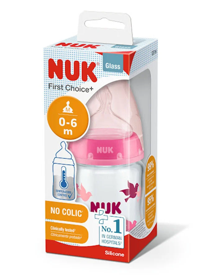 نوك First Choice+ Bottle Glass TC 120ML Silicone 1M