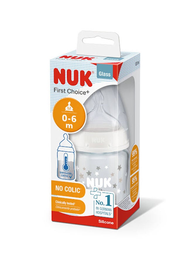NUK First Choice+ Bottle Glass TC 120ML Silicone 1M  - Image 5