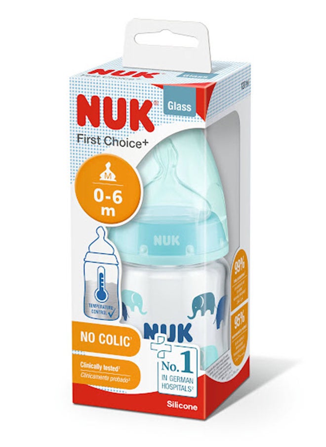 NUK First Choice+ Bottle Glass TC 120ML Silicone 1M  - Image 4