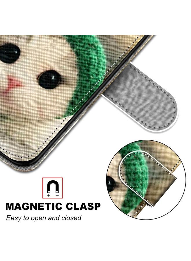 اس-توب جراب لهاتف Samsung Galaxy A13 5G، جراب هاتف جلدي قلاب أفقي بتصميم متقاطع ملون مع حامل وفتحات للبطاقات ومحفظة وحبل - Image 5