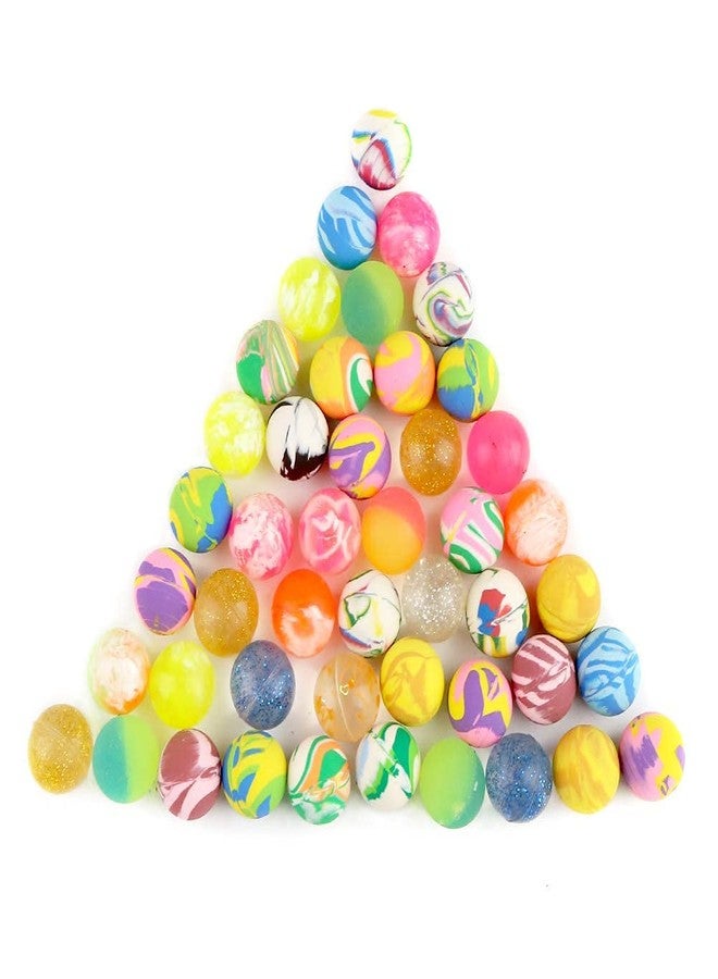 Promote Trader Mini Crazy Bouncy Balls for Kids - Set of 48 (27 mm Diameter) | Hand Ball Sport - Image 1