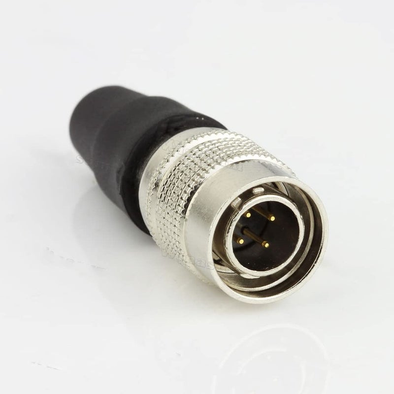 DRRI Replacement Hirose Circular 4 pin Male Plug Connector HR10A7P4P for SonySound Devices ZAXCOM Male Plug 4Pin - Image 2