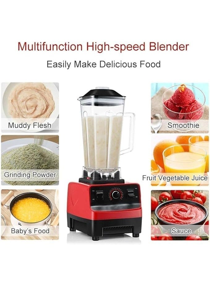SILVER CREST Heavy Duty Blender – 2-Speed Commercial Mixer, Heavy Duty Smoothie Maker & Ice Crusher, High-Power Kitchen Blender for Shakes, Juices, Frozen Drinks & Food Processing - Image 4