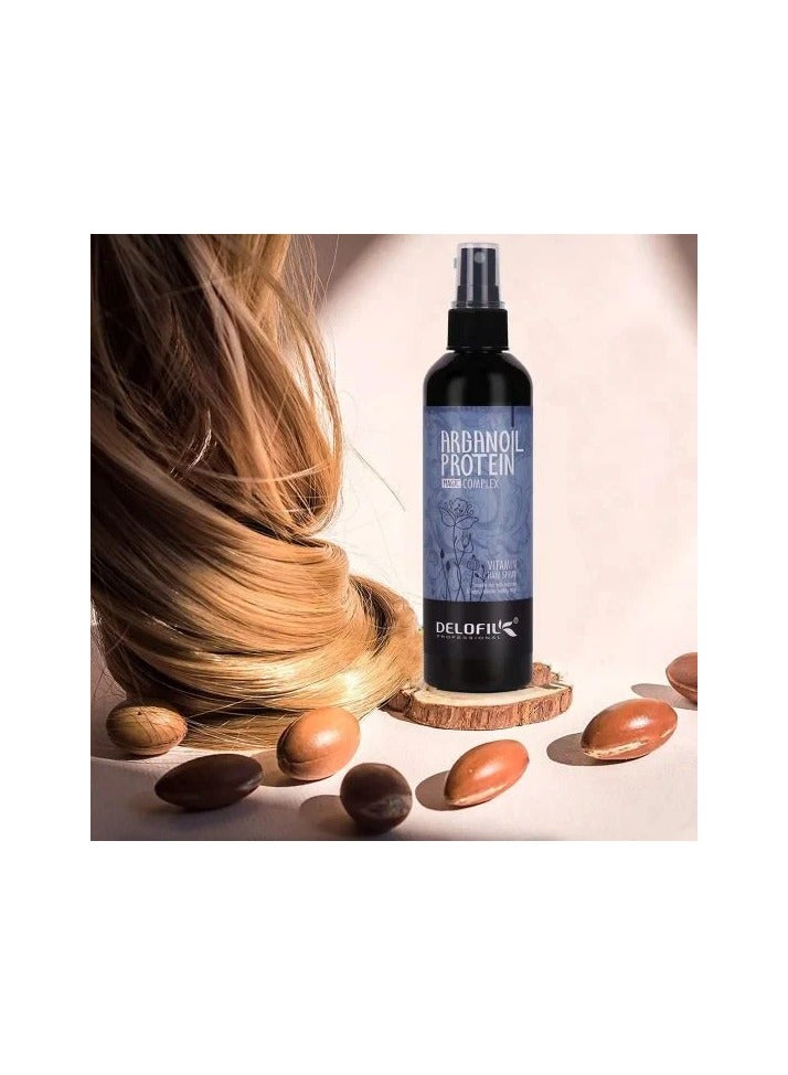 DELOFIL Deloville Vitamin Hair Spray 260 ml Magic Argan Oil Protein - Image 1