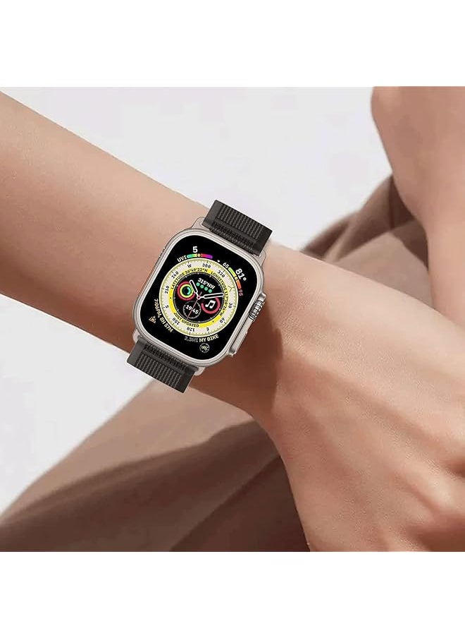 erorex - 3 Pack Trail Loop Compatible With Watch Straps 42Mm 44Mm 45Mm 49Mm For Women Men Soft Nylon Sport Replacement Band For Iwatch Ultra Se Series 8 7 6 5 4 3 2 1 - Image 1