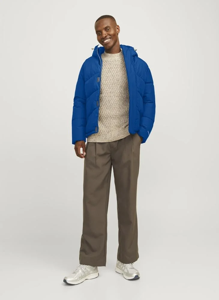 JACK & JONES Essential Puffer Collar Jacket