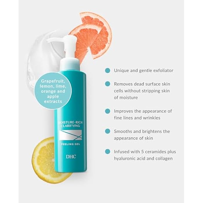 DHC Moisture-Rich Clarifying Peeling Gel, Innovative Exfoliator, Hydrating, Skin Turnover, Fragrance and Colorant Free, Ideal for All Skin Types, 4.9 oz. Net wt. - Image 2
