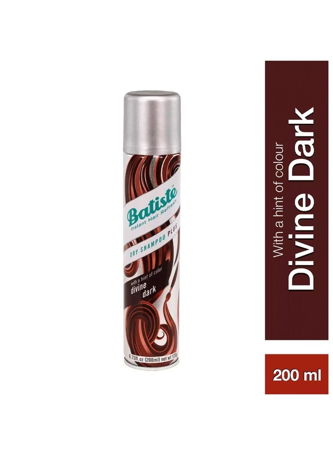 Batiste Instant Hair Refresh Dry Shampoo Plus Divine Dark 200 ML - Image 4