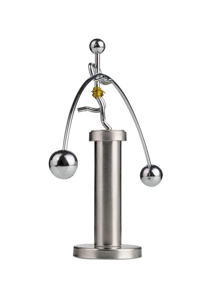 Sunnytech Steel Balance Physics Toy Weightlifter Kinetic Art Balance Toy Balancing Decompressive Science Home Office Toy for Desk Decor WJ020 - Image 3