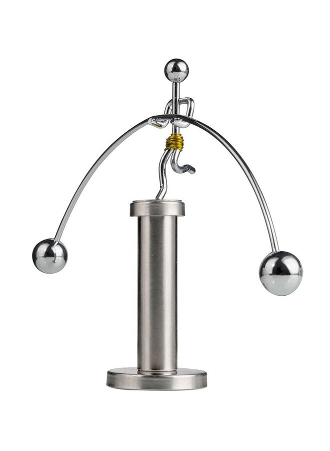 Sunnytech Steel Balance Physics Toy Weightlifter Kinetic Art Balance Toy Balancing Decompressive Science Home Office Toy for Desk Decor WJ020 - Image 2