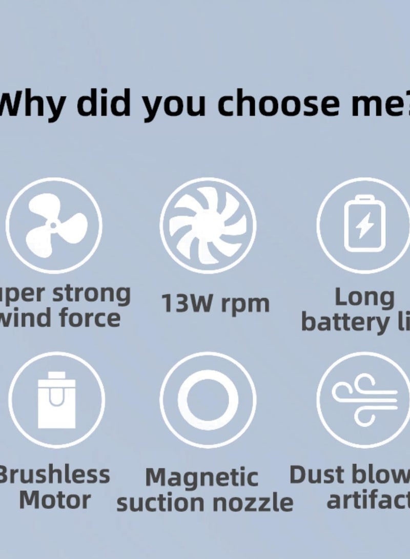 راكسوم مروحة يد توربو - مروحة جيب فائقة القوة 2024، تصميم أنيق فريد، مروحة صغيرة محمولة بـ 5 سرعات، حبل قصير، مروحة محمولة قابلة لإعادة الشحن عبر USB للسفر والنساء والرجال ومغير ألعاب المروحة الصغيرة - أسود - Image 3