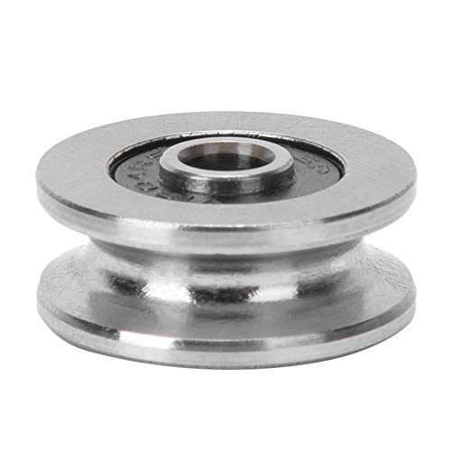 Thincol V Groove Ball Bearing, 10pcs V1804 Track Roller Bearing Guide Rail Bearing, 4mm ID, 18mm OD, for Motor, Toys, Model, Instrument and Meter, Communication Equipment - Image 4