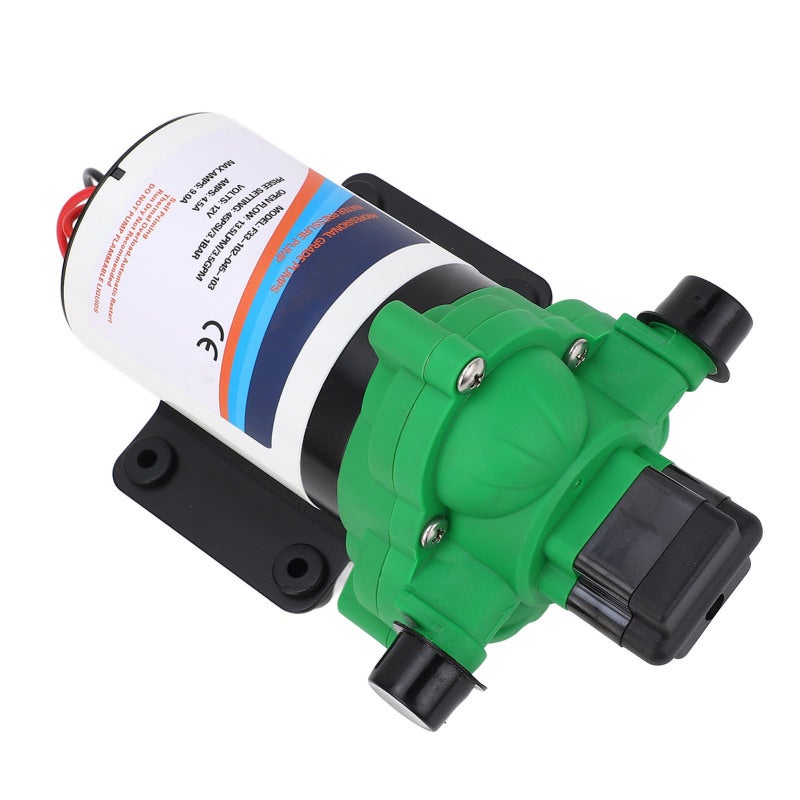 12V DC Water Pump 3.5 GPM Auto Start Stop Self-Priming Diaphragm - Quiet Triple-Chamber Design for RV Marine Yacht Caravan Agricultural Irrigation - Image 5