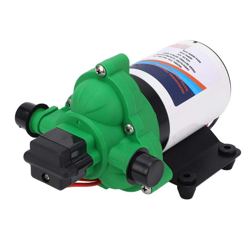 12V DC Water Pump 3.5 GPM Auto Start Stop Self-Priming Diaphragm - Quiet Triple-Chamber Design for RV Marine Yacht Caravan Agricultural Irrigation - Image 2