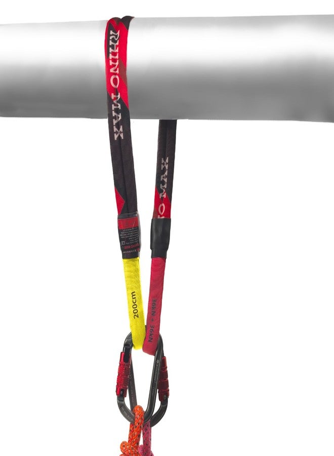 X MONSTER Rhino™ MAX II/Dual UHMWPE Cores 3-in-1 Anchor Sling 36kN+36kN Lightweight Wear-Resistant Strop 6.6ft - Image 1