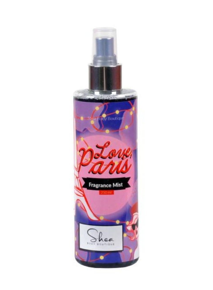 Shea Body Boutique  Shea Body Boutique Love Paris Body Mist, 250ml 