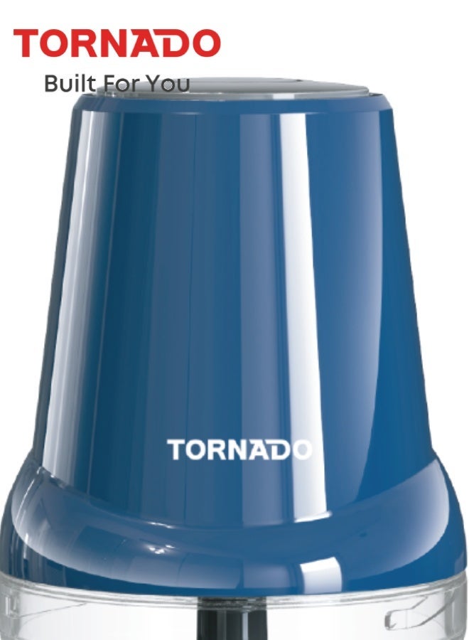 TORNADO 500ml Food Chopper, 400W Motor, Double Stainless Steel Blade, One Speed, Anti-Slip Feet - TMC393-GS - 1-Year Free Warranty - Image 5