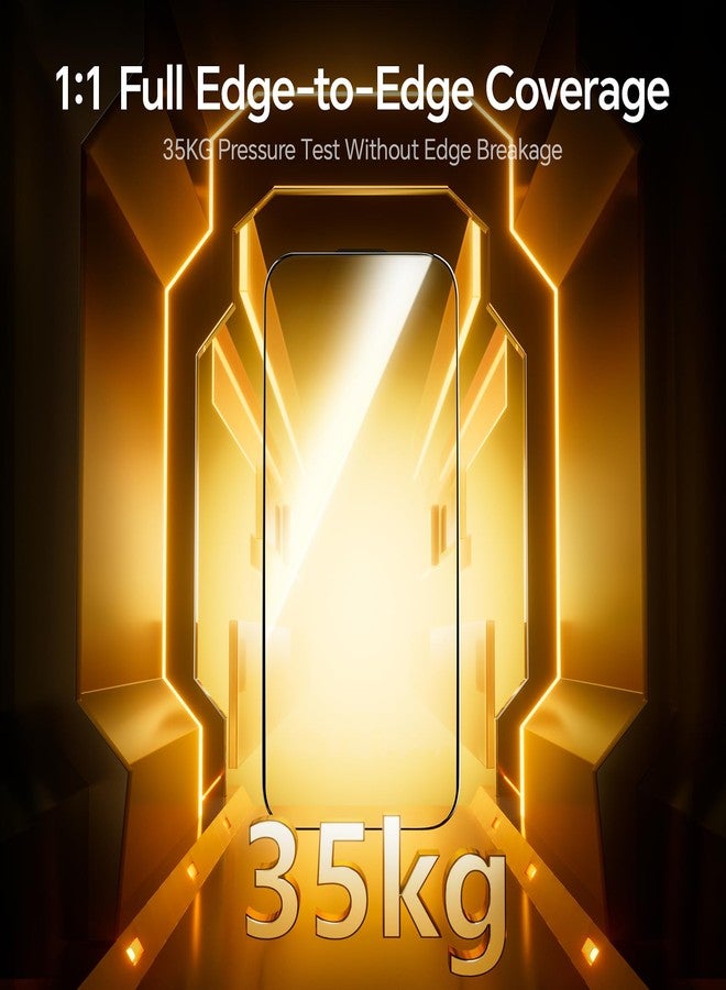 AOHI 9H+ Glass for iPhone 16 Pro Screen Protector, Military-Grade Shatterproof iPhone HD Tempered Glass＆ Dust-Free One-Pull Installation, Full Coverage Screen Protector for iPhone 16 Pro 6.3-Inch - Image 5