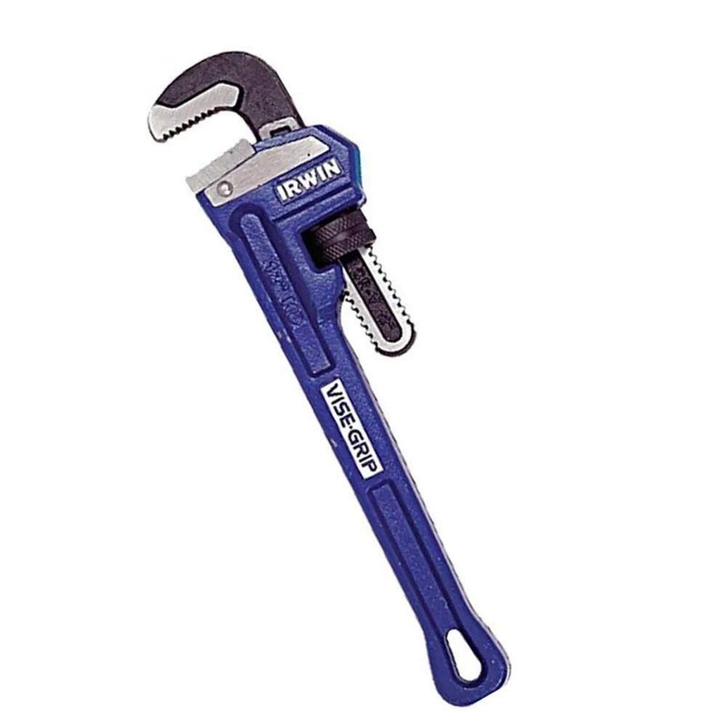 IRWIN Tools VISE-GRIP Pipe Wrench, Cast Iron, 2-Inch Jaw, 12-Inch Length (274106), Blue - Image 3