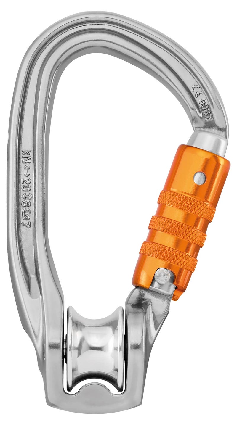 Petzl ROLLCLIP Z Pulley Carabiner - Triact-Lock (Spine Side Opening)