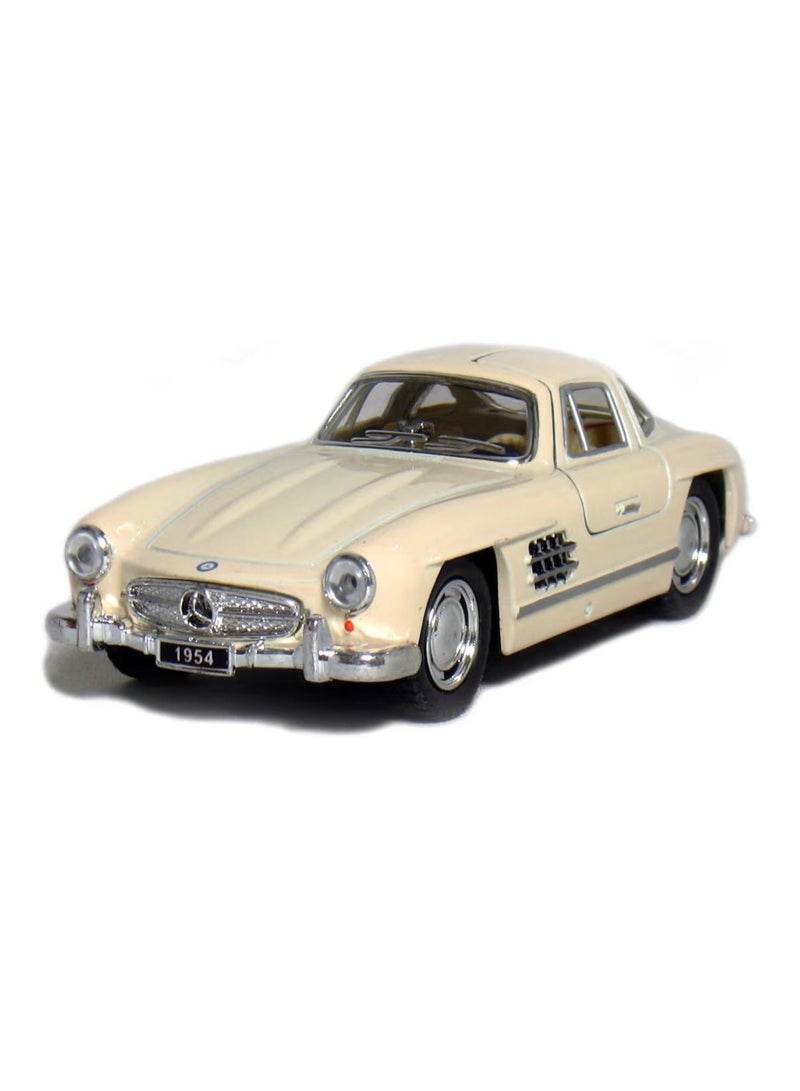 Kinsmart 1:36 Scale -1954 Mercedes-Benz 300 SL Coupé Die-Cast Car,Pull-Back Action-Beige - Image 1