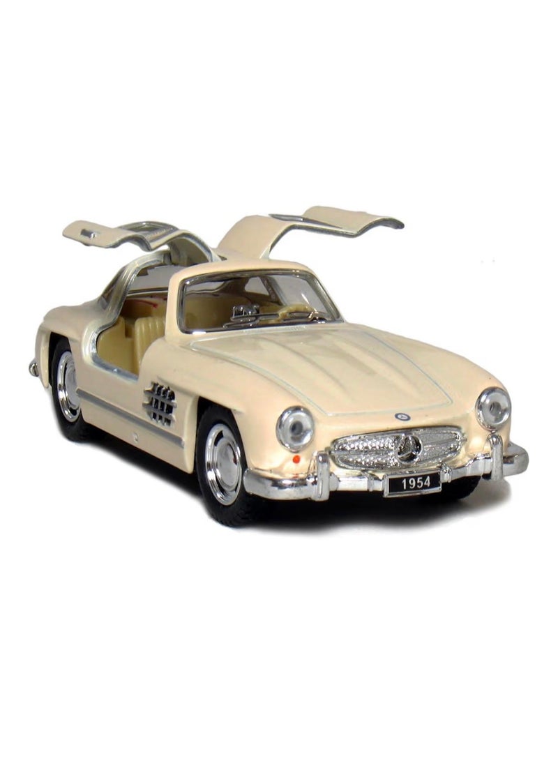 Kinsmart 1:36 Scale -1954 Mercedes-Benz 300 SL Coupé Die-Cast Car,Pull-Back Action-Beige - Image 2