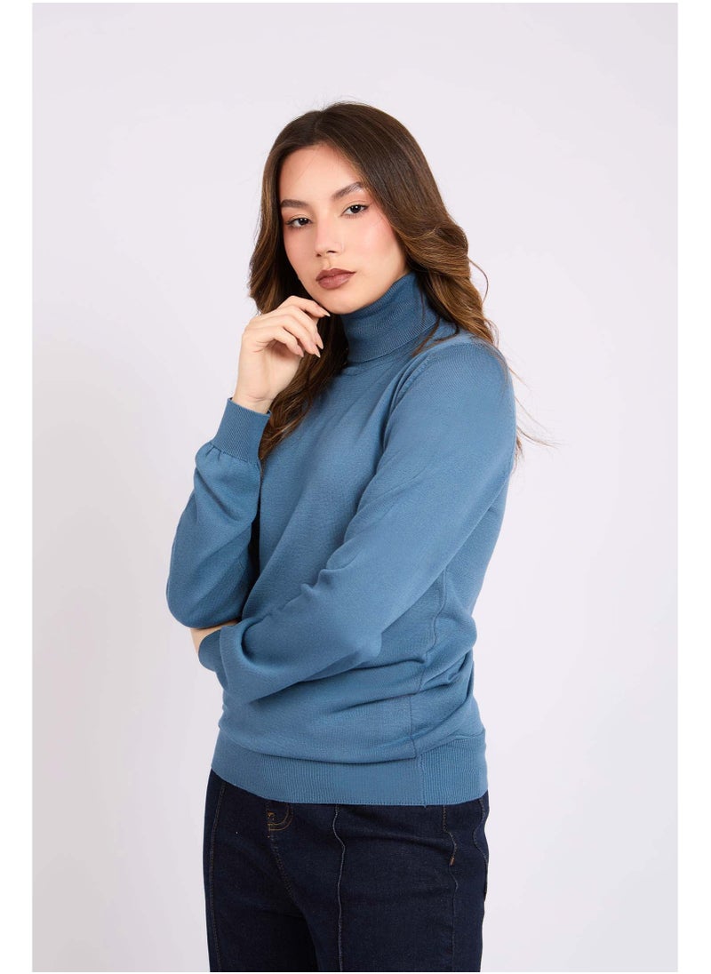 DALYDRESS - Women Regular Fit Pullover - Blue - Image 1