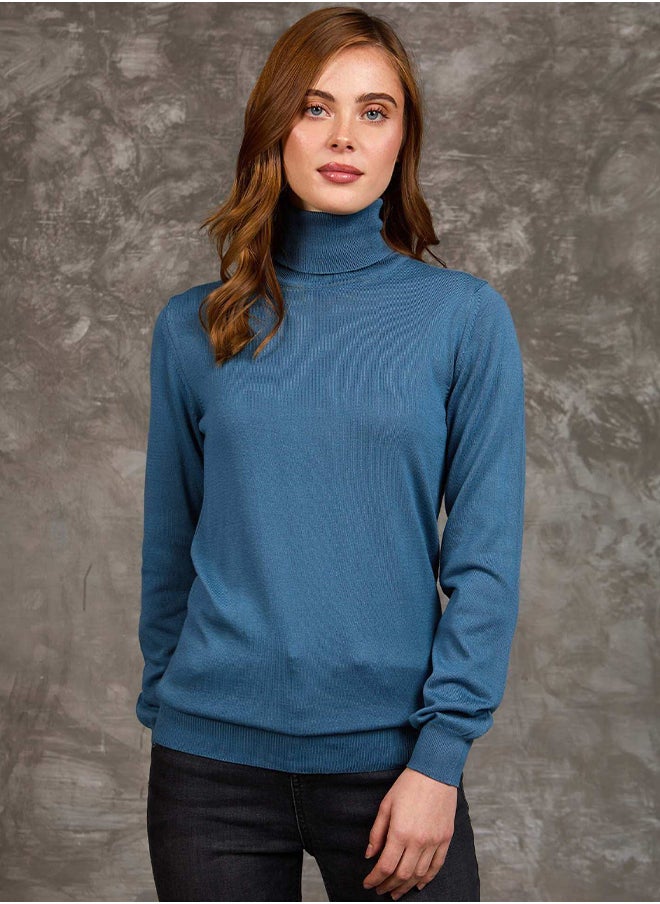 DALYDRESS - Women Regular Fit Pullover - Blue - Image 1