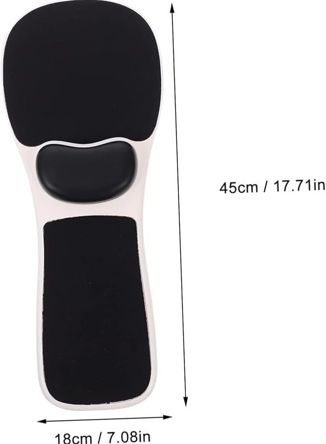 Veemoon Memory Foam Ergonomic Mouse Pad Elbow Rest Desk Extension Board Black - Image 3