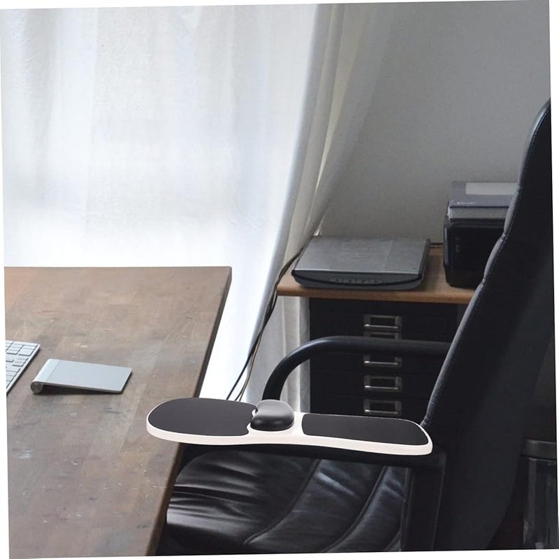 Veemoon Memory Foam Ergonomic Mouse Pad Elbow Rest Desk Extension Board Black - Image 4