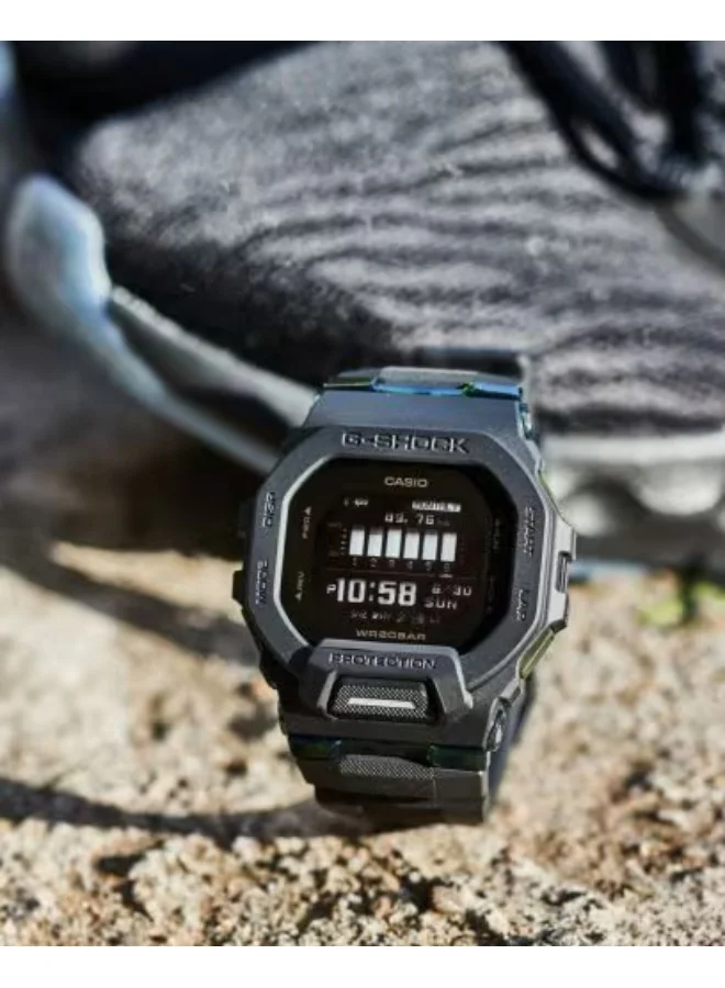 G-SHOCK Men's Resin Digital Watch GBD-200UU-1DR - 45.9 mm