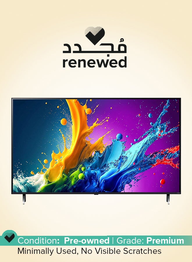 LG Renewed - LG 55 inch Smart QNED TV 55QNED85 black - Image 1