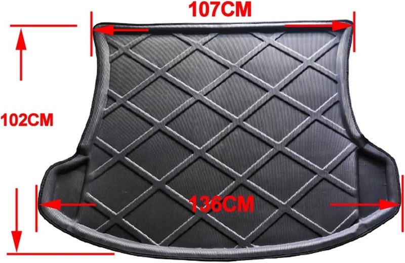 Wivplex Car Rear Trunk Mat for Mazda CX-7 (2007-2017) - Image 2